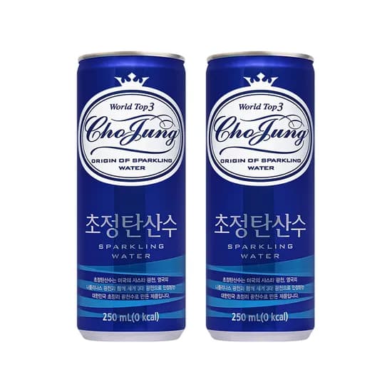 초정탄산수 250ml x 30캔 네이버멤버십 (8,720원) (무료)