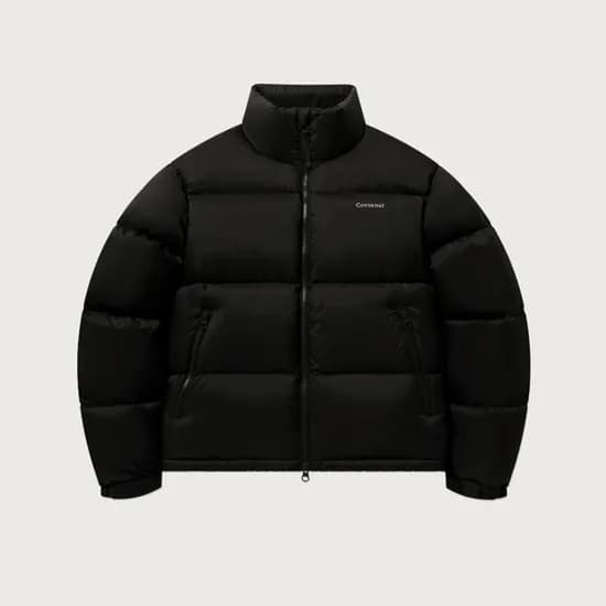 커버낫 씨빅 RDS 숏 푸퍼 Black 남여공용 덕다운 패딩 블랙