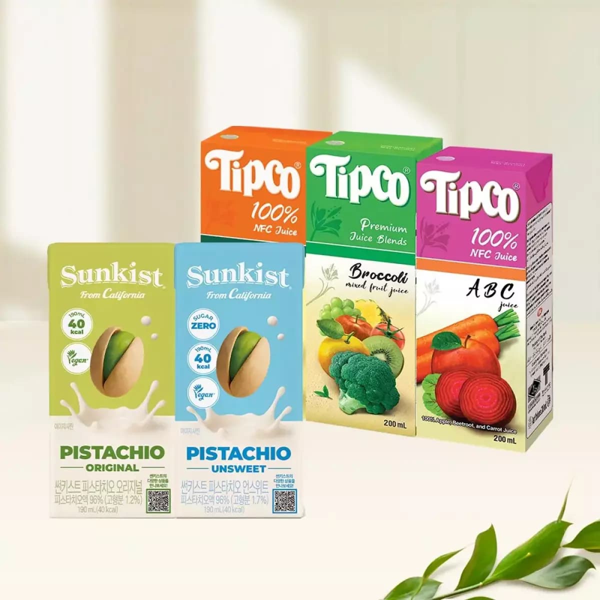 팁코 쇼군오렌지 200ml 24팩 브로콜리 200ml 24팩 증정