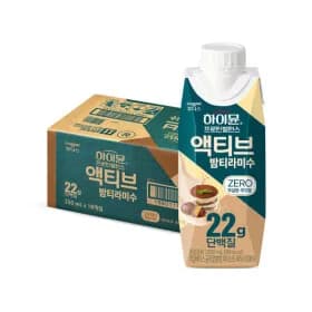 하이뮨 프로틴 밸런스 액티브 22g 밤티라미수 ZERO 250ml 18개입 17,680