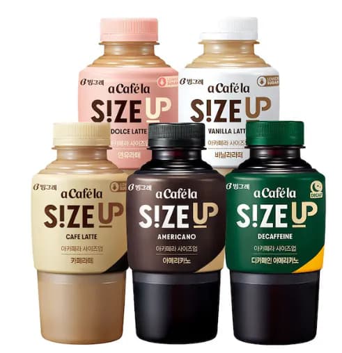 빙그레 아카페라 사이즈업 5종 350ml 20입