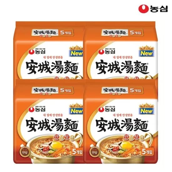 농심 안성탕면 125g 20봉 삼성월렛 12,550