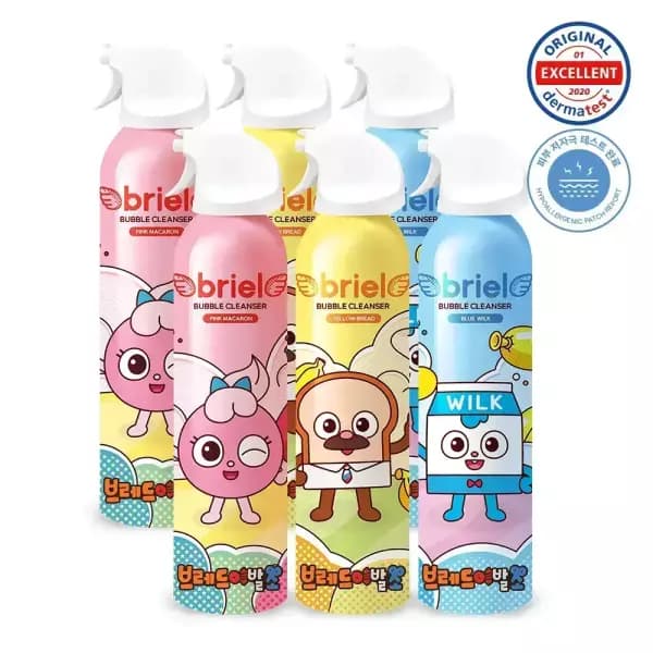 브리엘 브레드이발소 버블클렌저 200ml 6종 기본형