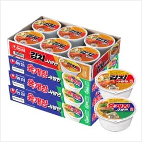 농심 육개장사발면 18개 김치사발면 6개 15,410