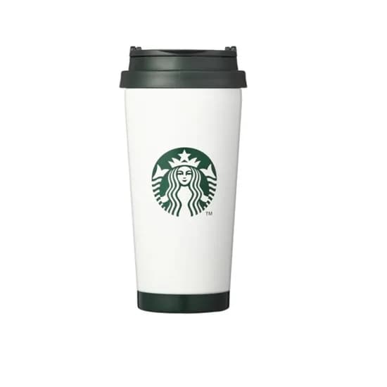 스타벅스 SS 엘마 하우스 텀블러 473ml 화이트 보온 보냉