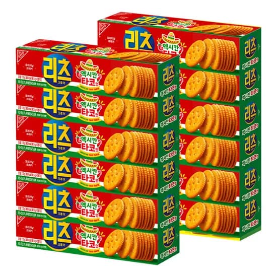 리츠크래커 멕시칸타코맛 12개 (11,580원/무료 배송)
