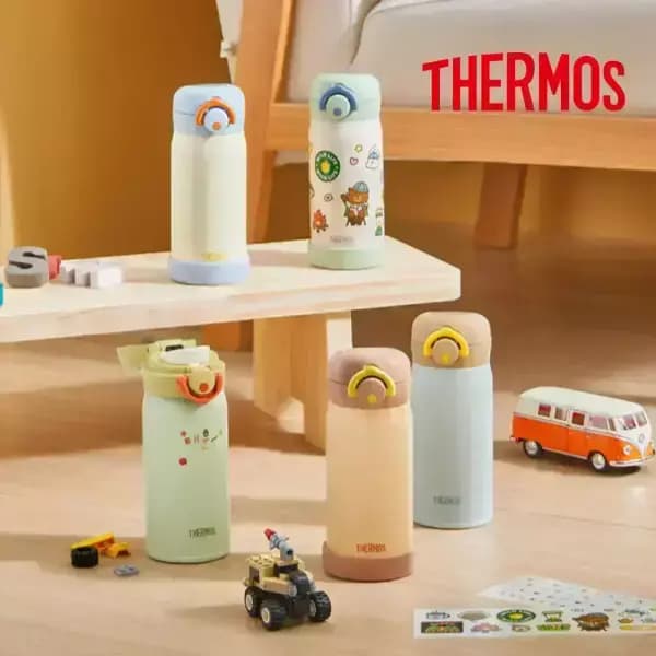 써모스 마이 디자인 보틀 원터치 타입 시즌3 350ml / JNR-352K 물병 물통 어린이 유치원 보온병 보냉병 (원,무료배송)