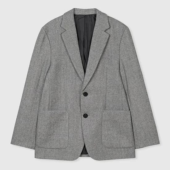 스파오 포맨 울라이크 자켓 남자 블레이져 연그레이 95 SPJKB11M01