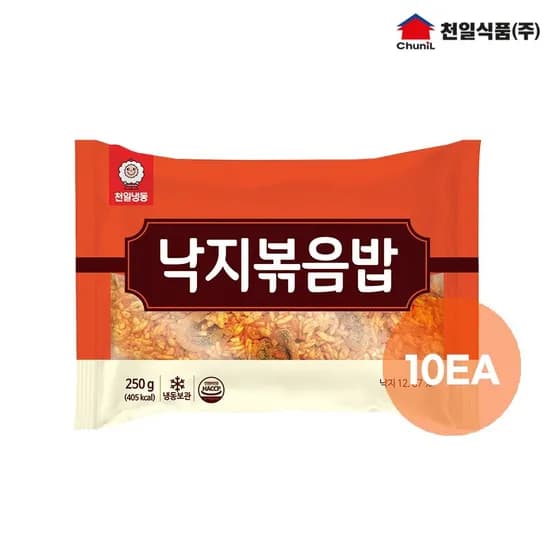 천일식품 낙지볶음밥 250g 5+5봉 외 햄야채/새우/김치 등 골라담기 (카드) (15,900원) (무배)