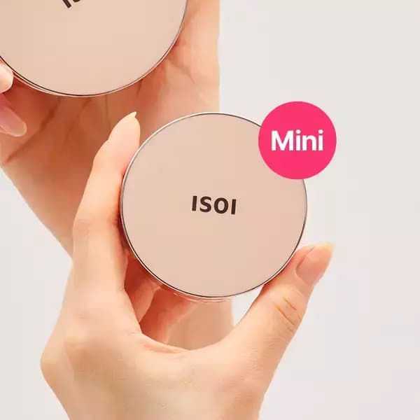 [최.종.가 8910원!] 주름개선&자외선차단 아이소이 비건 미니쿠션 SPF38 PA++ 21호 7g (11000원,무료배송)