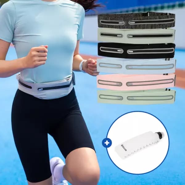 카르닉 러닝벨트+전용 물통 세트 트레일러닝 가방 백 마라톤 조깅 런닝 등산 플립벨트 힙색 (12900원,무료배송)