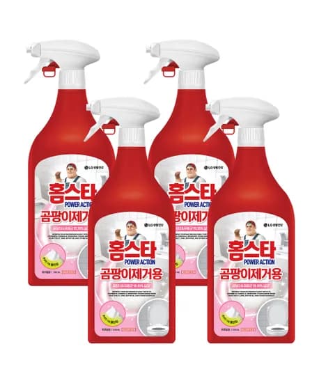 홈스타 파워액션 곰팡이제거용 510ml 4개
