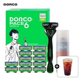 도루코 페이스6 면도기세트 날 폼 면도기 메가 아아