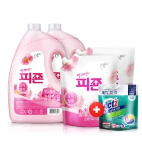 피죤 섬유유연제 3100ml 2개 + 2300ml 2개 + 캡슐세제 5개 (13,520원) (무료)