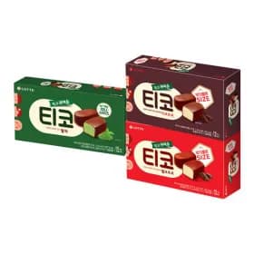 티코 3종 (밀크초코/다크초코/말차) 2+2+2 골라담기 (31,840원) (무료)