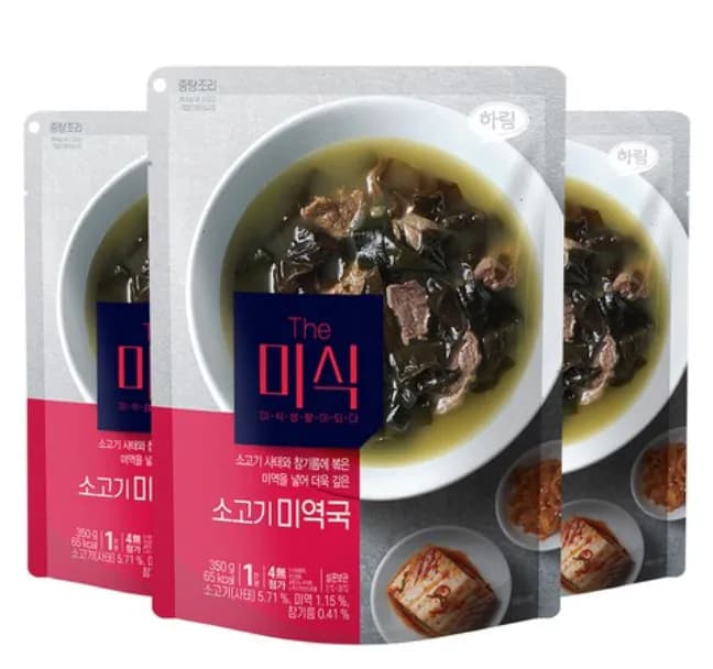 더미식 소고기미역국 350g 3개