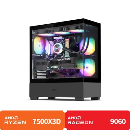 7500X3D B650M 9060XT VRAM 8GB 500GB TLC DRAM