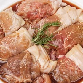 돼지불고기 제주 흑돼지 간장불고기 1.2kg + 1.2kg 총 2.4kg