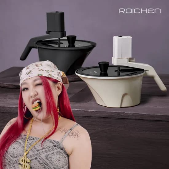 로이첸 자동회전냄비 롤팬