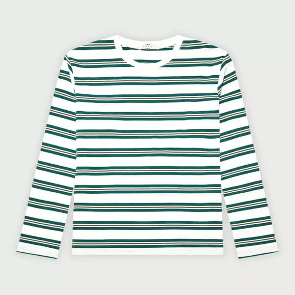 남성 코튼 멀티 스트라이프 롱슬리브 티셔츠 005