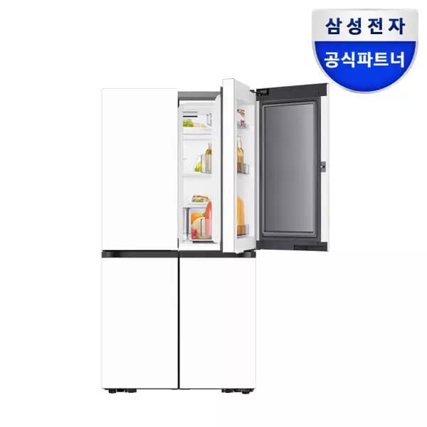삼성 비스포크 AI 냉장고 25년형 4도어 1등급 RM70F90M1ZD 에센셜화이트