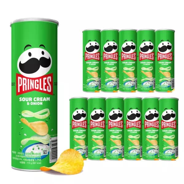 프링글스 양파맛 110g 12개 (T멤17,720원) (무료)