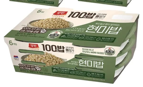 양반 현미밥 130g 18개 (12,000원) (무료)