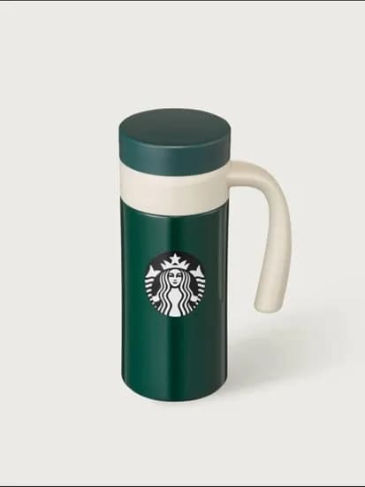 스타벅스 SS 뉴포트 그린 텀블러 355ml  (28900/4000원)