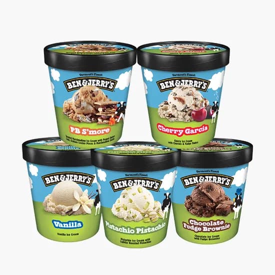 벤앤제리스 파인트 5개 맛 고정
