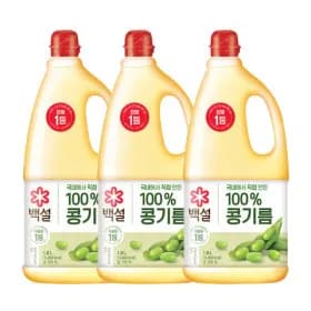 백설 콩기름 1.8L 3개 (13,880원) (무료)
