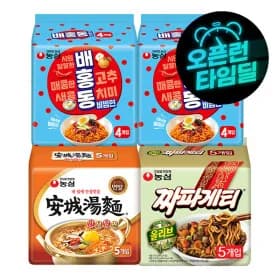 배홍동 8개 + 안성탕면 5개 + 짜파게티 5개 (12,940원) (무료)