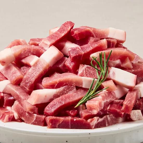 국내산 돼지고기 슬라이스 찌개용 2kg
