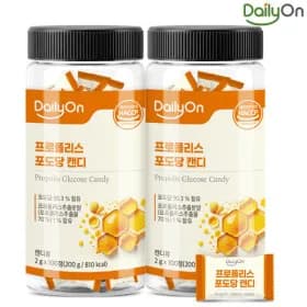 데일리온 프로폴리스 포도당 캔디 100정x2개 (14,880원/무료)