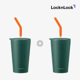 락앤락 데일리 스텐 스트로우 텀블러 400ml 1+1 (31,620원/무배)