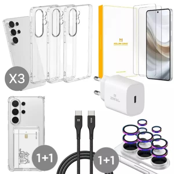 갤럭시/아이폰 투명케이스 1+1+1 (3,900원) (무료)