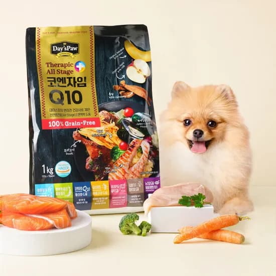 테라픽 코엔자임Q10 가수분해 강아지사료 1kg
