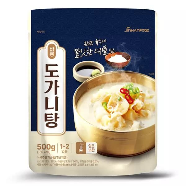 진한식품 바른 도가니탕 500g x 4개 (14,900원) (무배)