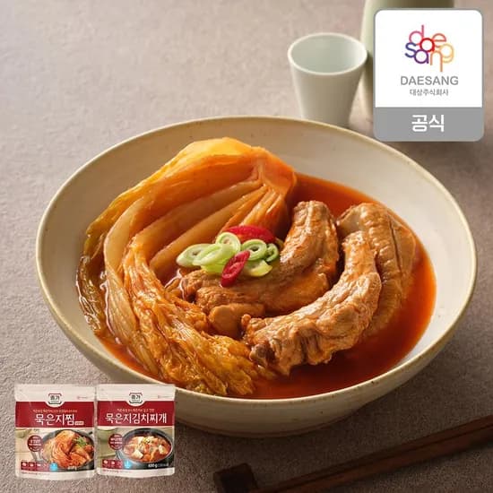 종가 묵은지찜 3팩+1팩 (16,900원) (무료)
