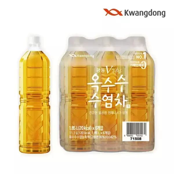 광동 옥수수수염차 무라벨 1.85L 6입 (유/무라벨 랜덤발송) G (8990원,무료배송)