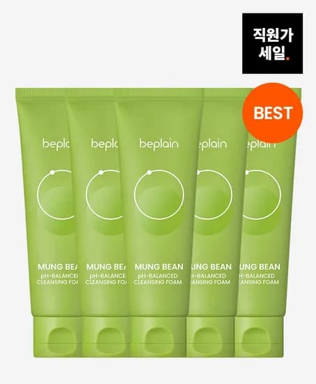 비플레인 약산성 클렌징폼 80ml x 5개 (29,800원)