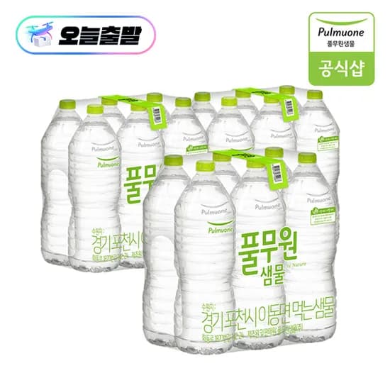 풀무원샘물 무라벨 2L 18병 (6,020원/무료 배송)
