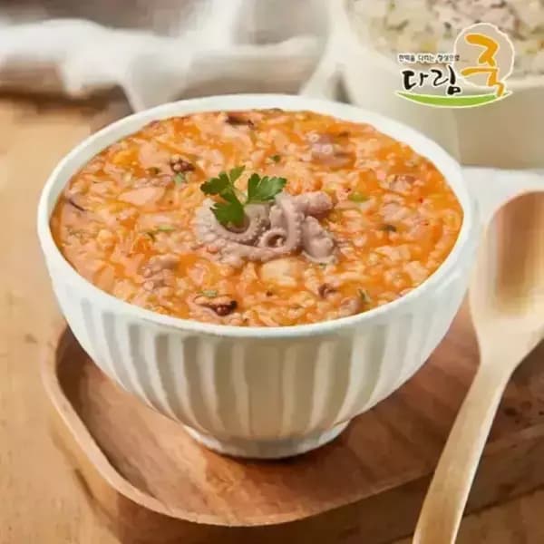 건강한 한끼 김치낙지죽 500g (무배/4540원)