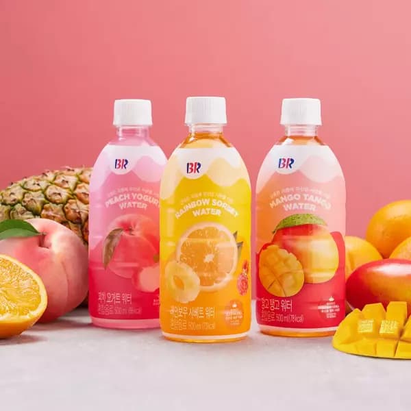 배스킨라빈스 과즙워터 3종 500ml 12개 골라담기 (10850원,무료배송)