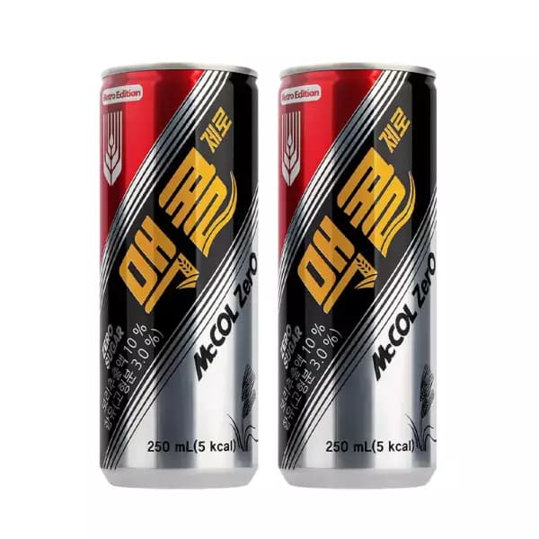 맥콜제로 250ml 30캔 (11,900원) (무료)