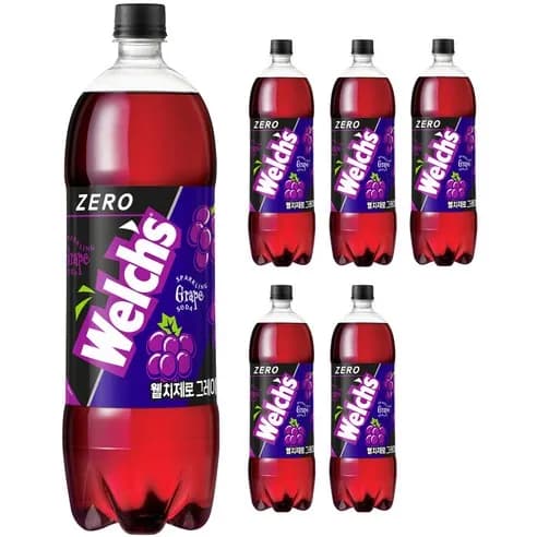 웰치스 제로 1.5L 6개 8,040원