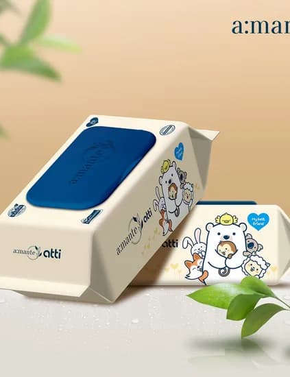 30팩 아망떼 두꺼운 프리미엄 70평량 고평량 물티슈 70매 (18,000원) (무료)