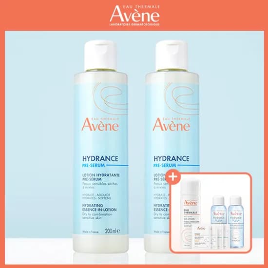 아벤느 이드랑스 에센스 인 로션 200ml 2개 +25ml 2개+체험 키트 4개+미스트 50ml 증정 (23,880원/무료 배송)