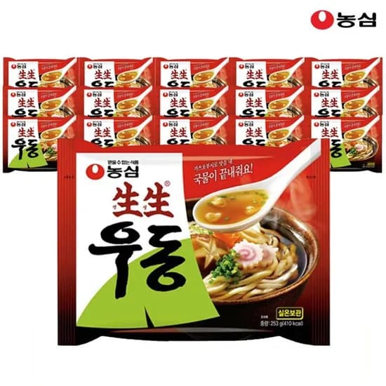 농심 생생우동 16봉지 (23,570원/무료 배송)