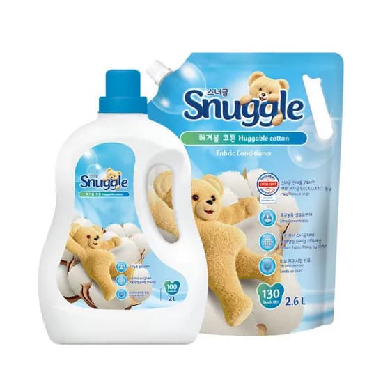 스너글 초고농축 섬유유연제 오리지널 2L + 2.6L (15,650원/무료)