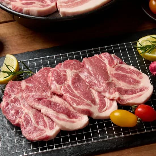 국내산 목살 1kg 구이용 (16,500원) (무료)